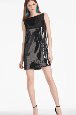Women Sachin & Babi Dresses-Addy Dress Black Sequins