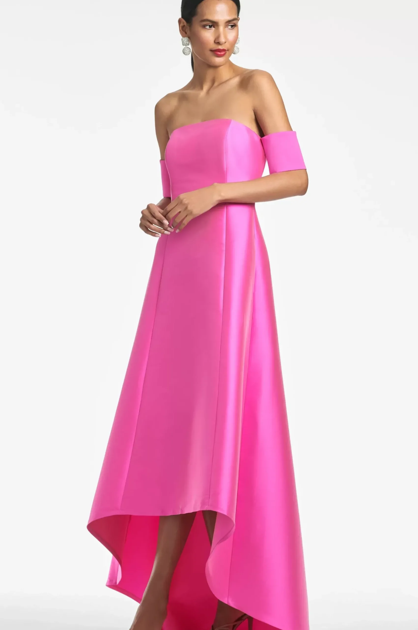 Women Sachin & Babi Gowns-Agyness Gown Fuchsia