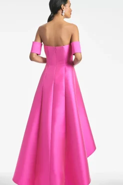 Women Sachin & Babi Gowns-Agyness Gown Fuchsia