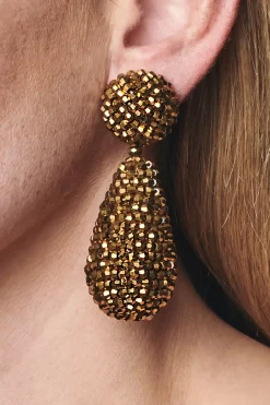 Women Sachin & Babi Earrings-Alena Earrings-Metallic Faceted Beads