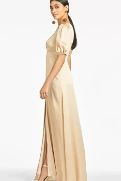 Women Sachin & Babi Gowns-Alli Gown Champagne