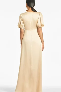 Women Sachin & Babi Gowns-Alli Gown Champagne