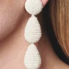 Women Sachin & Babi Earrings-Arielle Earrings-Smooth Beads Ivory