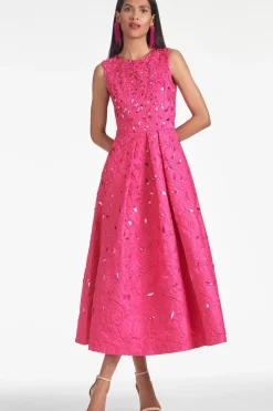 Women Sachin & Babi Gowns-Ashley Gown Fuchsia