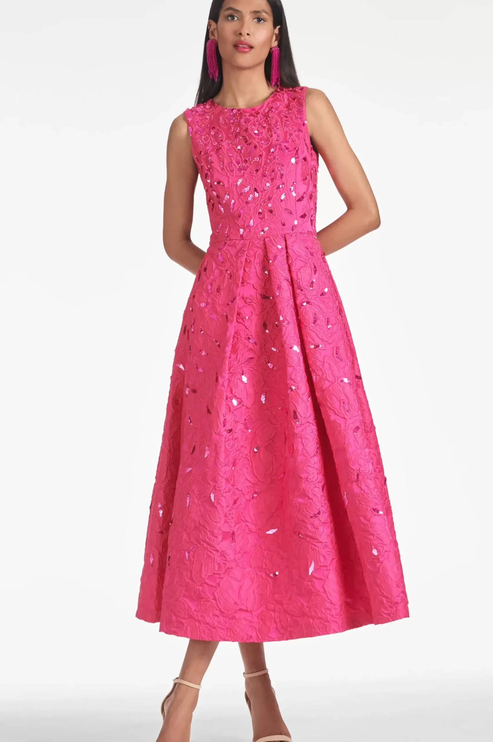 Women Sachin & Babi Gowns-Ashley Gown Fuchsia