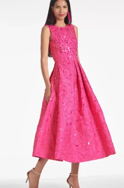 Women Sachin & Babi Gowns-Ashley Gown Fuchsia