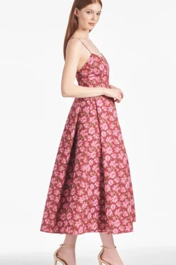 Women Sachin & Babi Dresses-Audra Dress Bordeaux Bloom