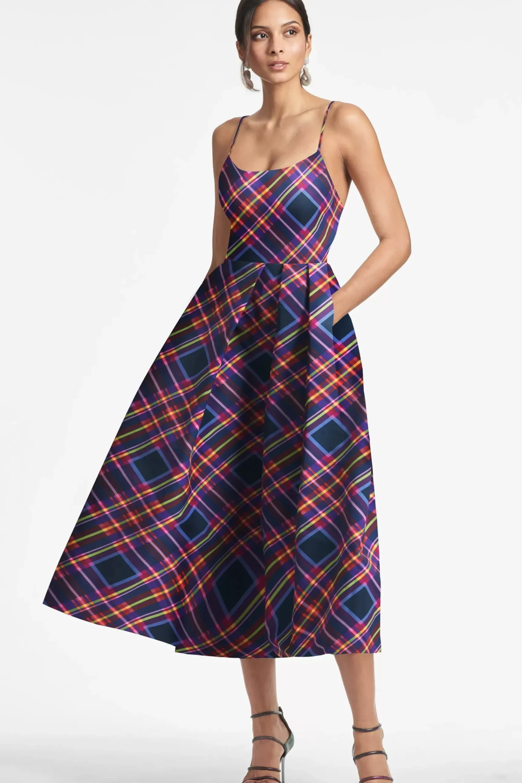 Women Sachin & Babi Dresses-Audra Dress Party Plaid