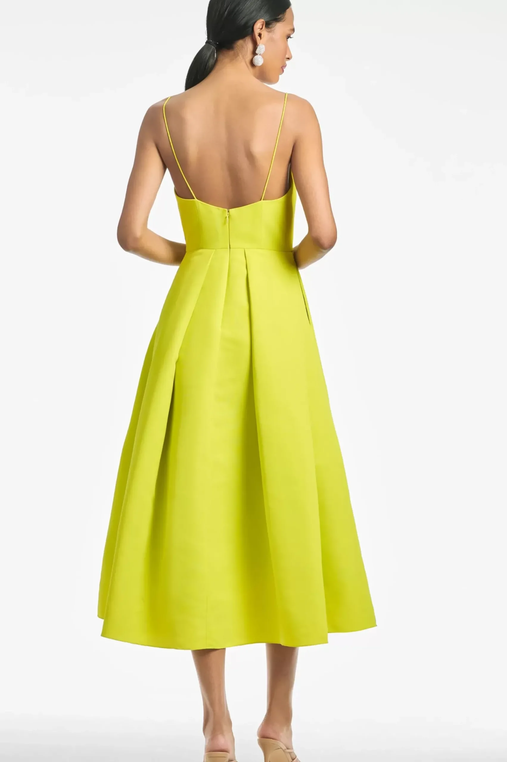 Women Sachin & Babi Dresses-Audra Dress Chartreuse