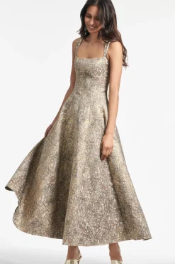 Women Sachin & Babi Gowns-Audrey Gown Gilded Floral