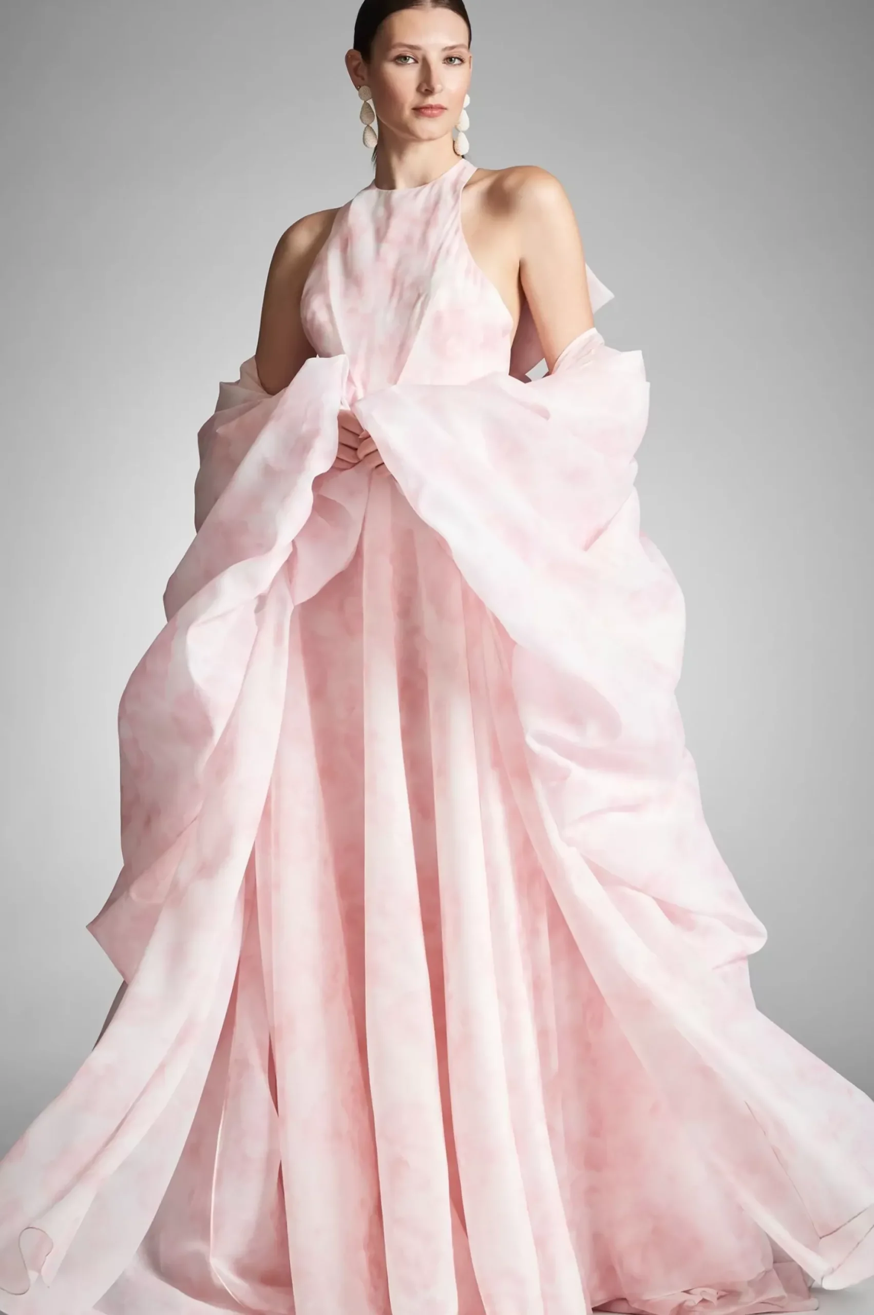 Women Sachin & Babi Jackets-Aura Coat Pale Pink Floral