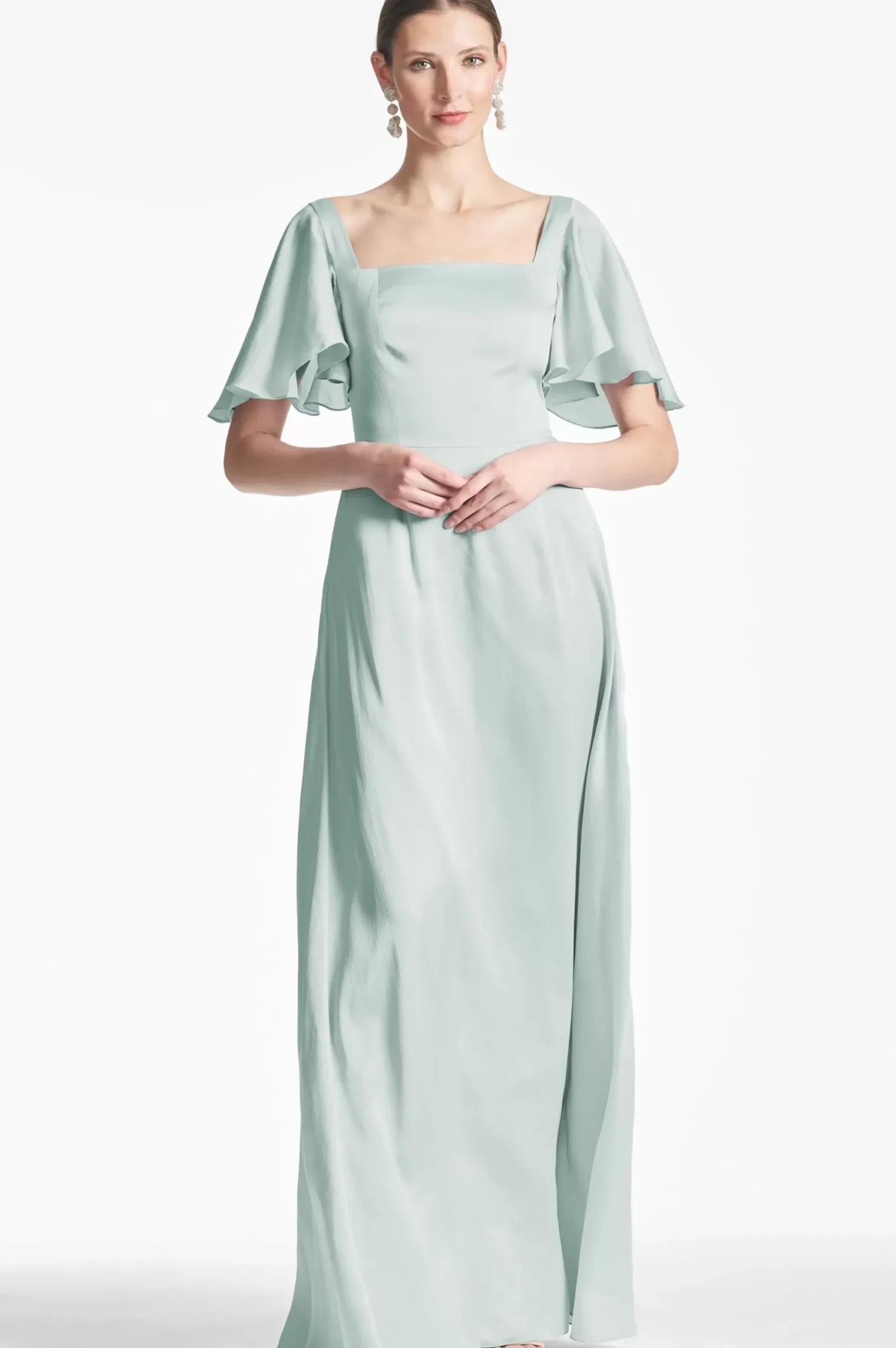 Women Sachin & Babi Gowns-Aurora Gown Jade