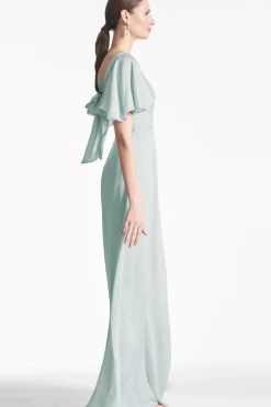 Women Sachin & Babi Gowns-Aurora Gown Jade
