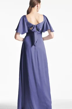 Women Sachin & Babi Gowns-Aurora Gown Deep Cobalt