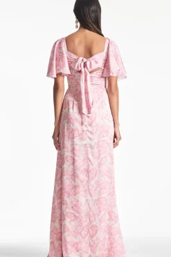 Women Sachin & Babi Gowns-Aurora Gown Rouge Damask Rose