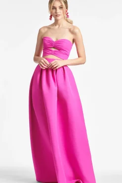 Women Sachin & Babi Matching Sets-Ava Skirt Cerise