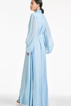 Women Sachin & Babi Gowns-Beatrix Gown Chambray Blue
