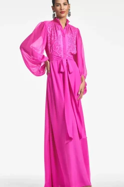 Women Sachin & Babi Gowns-Beatrix Gown Fuchsia