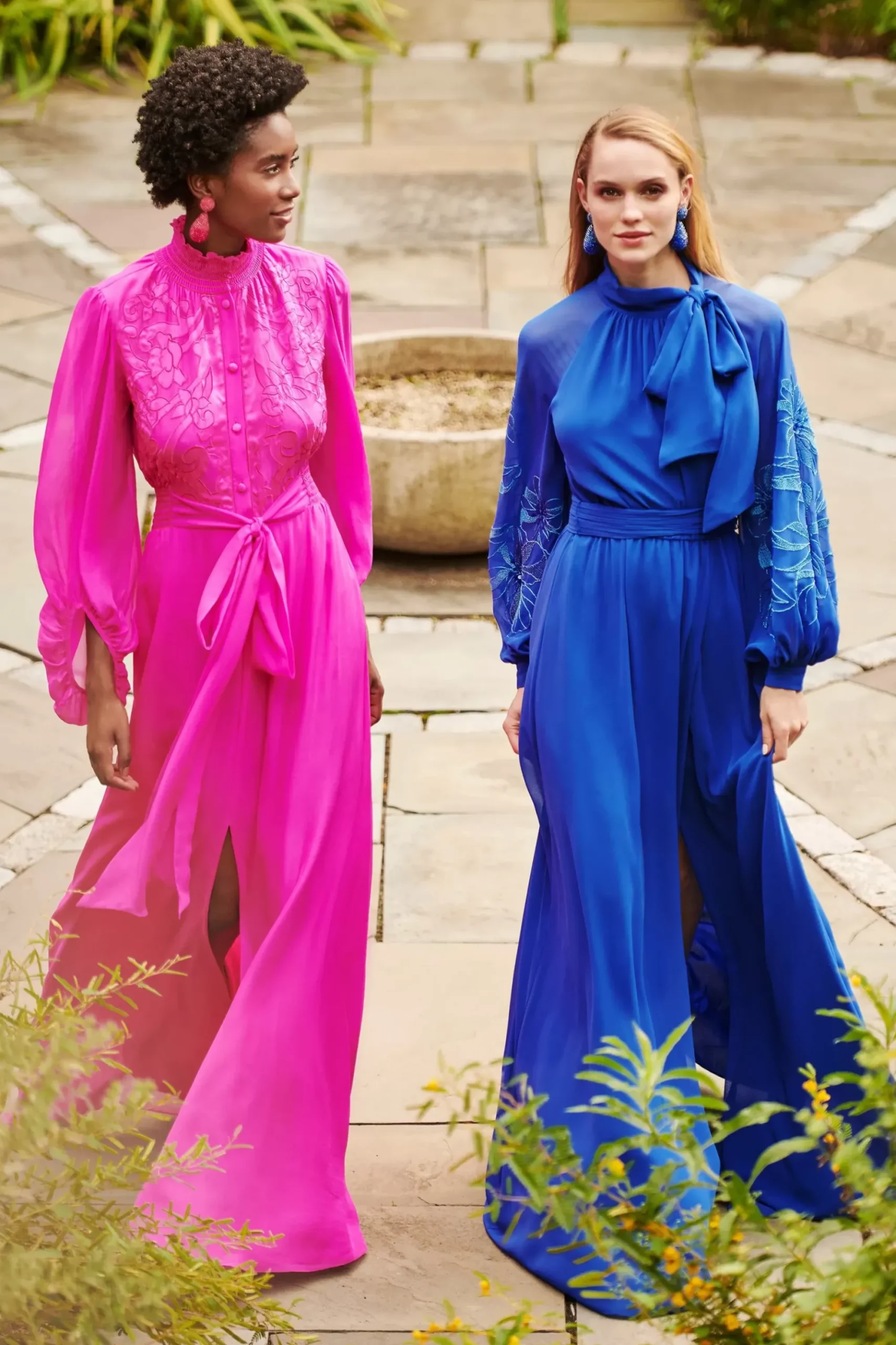 Women Sachin & Babi Gowns-Beatrix Gown Fuchsia