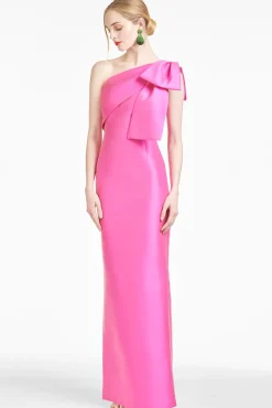 Women Sachin & Babi Gowns-Bonnie Gown Fuchsia