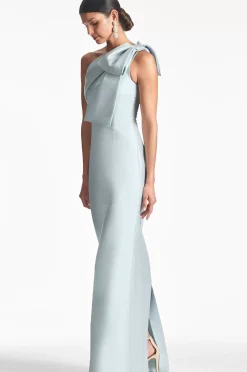 Women Sachin & Babi Gowns-Bonnie Gown Ash Blue