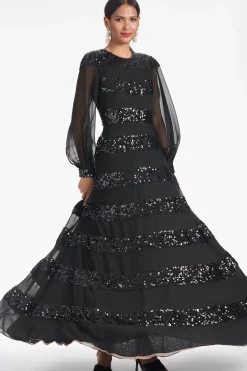Women Sachin & Babi Gowns-Brenda Gown Black