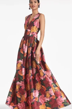 Women Sachin & Babi Gowns-Brooke Gown Bella Bouquet