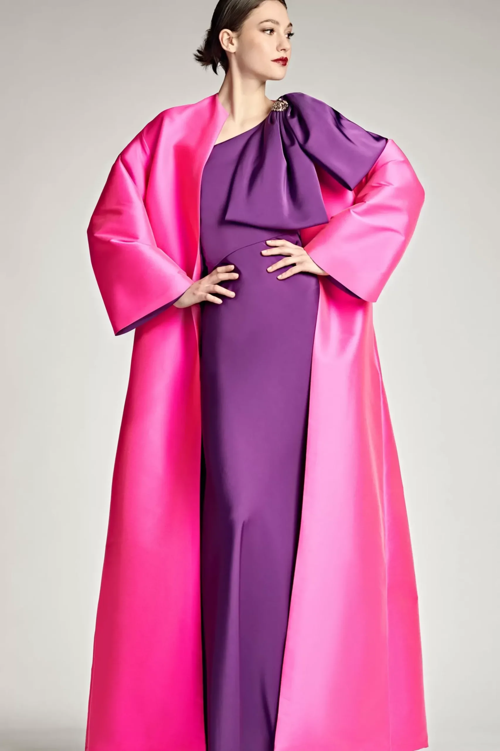 Women Sachin & Babi Jackets-Calliope Coat Fuchsia