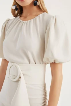 Women Sachin & Babi Dresses-Camila Dress Ivory