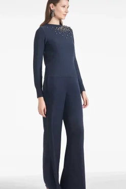 Women Sachin & Babi Knits-Charmaine Knit Heathered Dark Slate