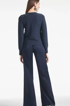 Women Sachin & Babi Knits-Charmaine Knit Heathered Dark Slate