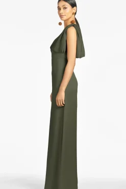 Women Sachin & Babi Gowns-Chelsea Gown Moss Green