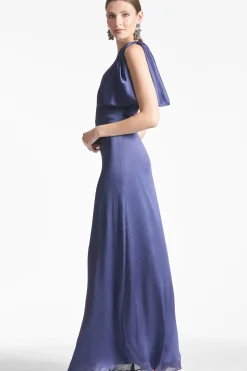 Women Sachin & Babi Gowns-Chelsea Gown Deep Cobalt