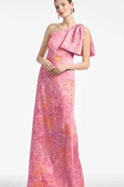 Women Sachin & Babi Gowns-Chelsea Gown Pastel Sunset Hydrangea