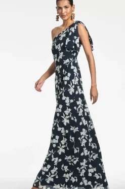 Women Sachin & Babi Gowns-Chelsea Gown Navy Venetia Petal
