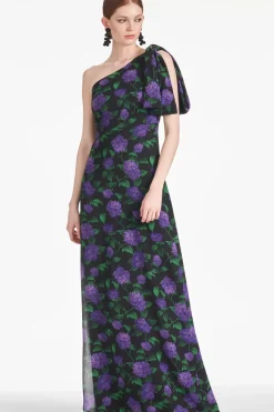 Women Sachin & Babi Gowns-Chelsea Gown Violet Garden