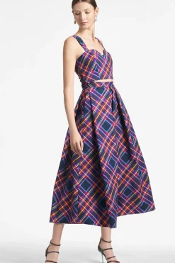 Women Sachin & Babi Matching Sets-Darcy Top Party Plaid