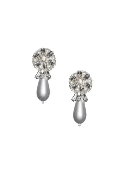 Women Sachin & Babi Earrings-Elisha Earrings-Crystals/Pearl Clear/Pearl