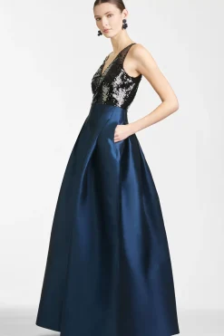 Women Sachin & Babi Gowns-Erica Gown Light Midnight