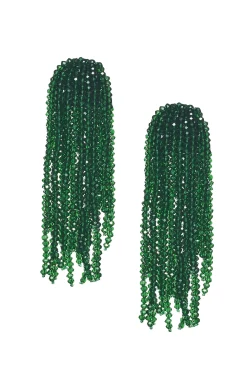 Women Sachin & Babi Earrings-Fountain Earrings-Faceted Beads