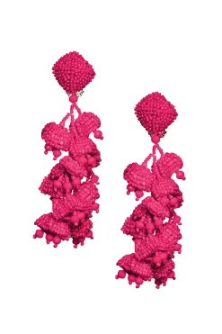 Women Sachin & Babi Earrings-Grapes Earrings-Smooth Beads
