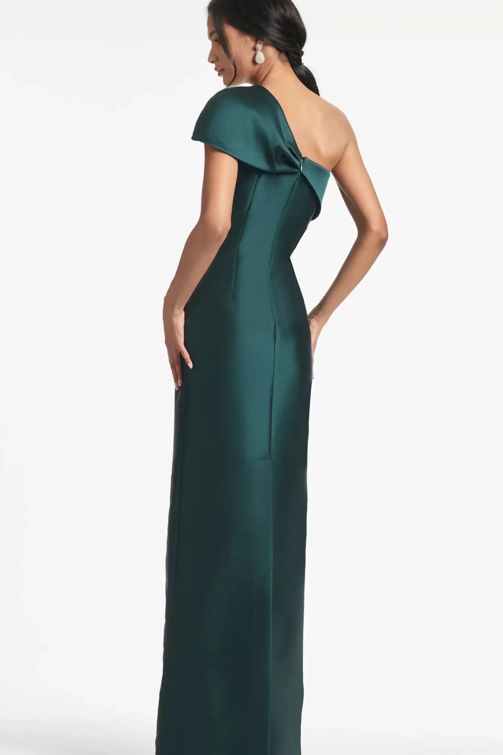 Women Sachin & Babi Gowns-Ines Gown Forest Green