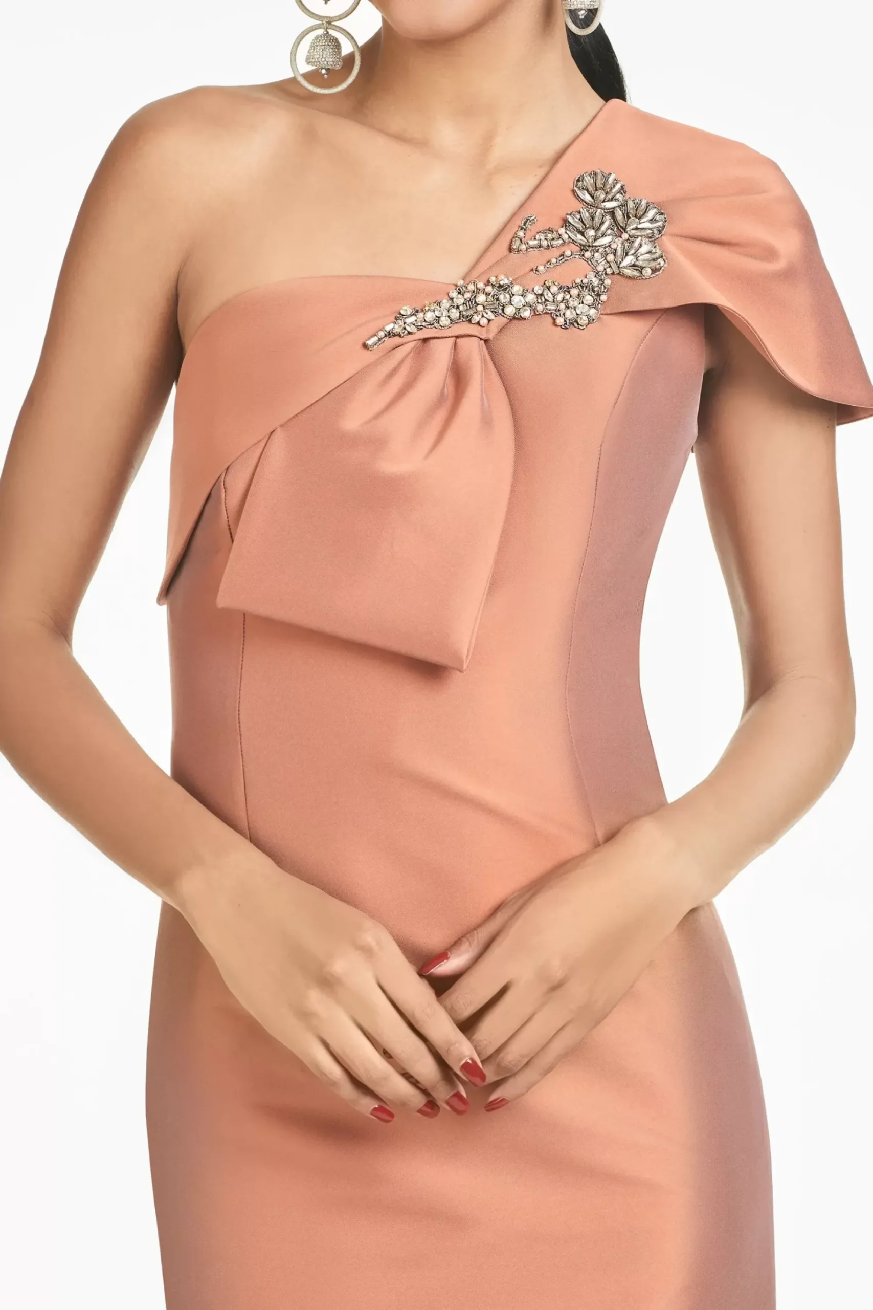 Women Sachin & Babi Gowns-Ines Gown Copper