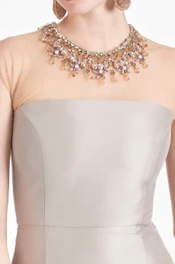 Women Sachin & Babi Gowns-Irina Gown Frosty Pewter