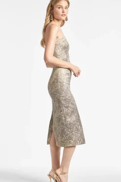 Women Sachin & Babi Dresses-Isa Dress Gilded Floral