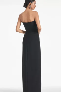 Women Sachin & Babi Gowns-Ivy Gown Black/Silver