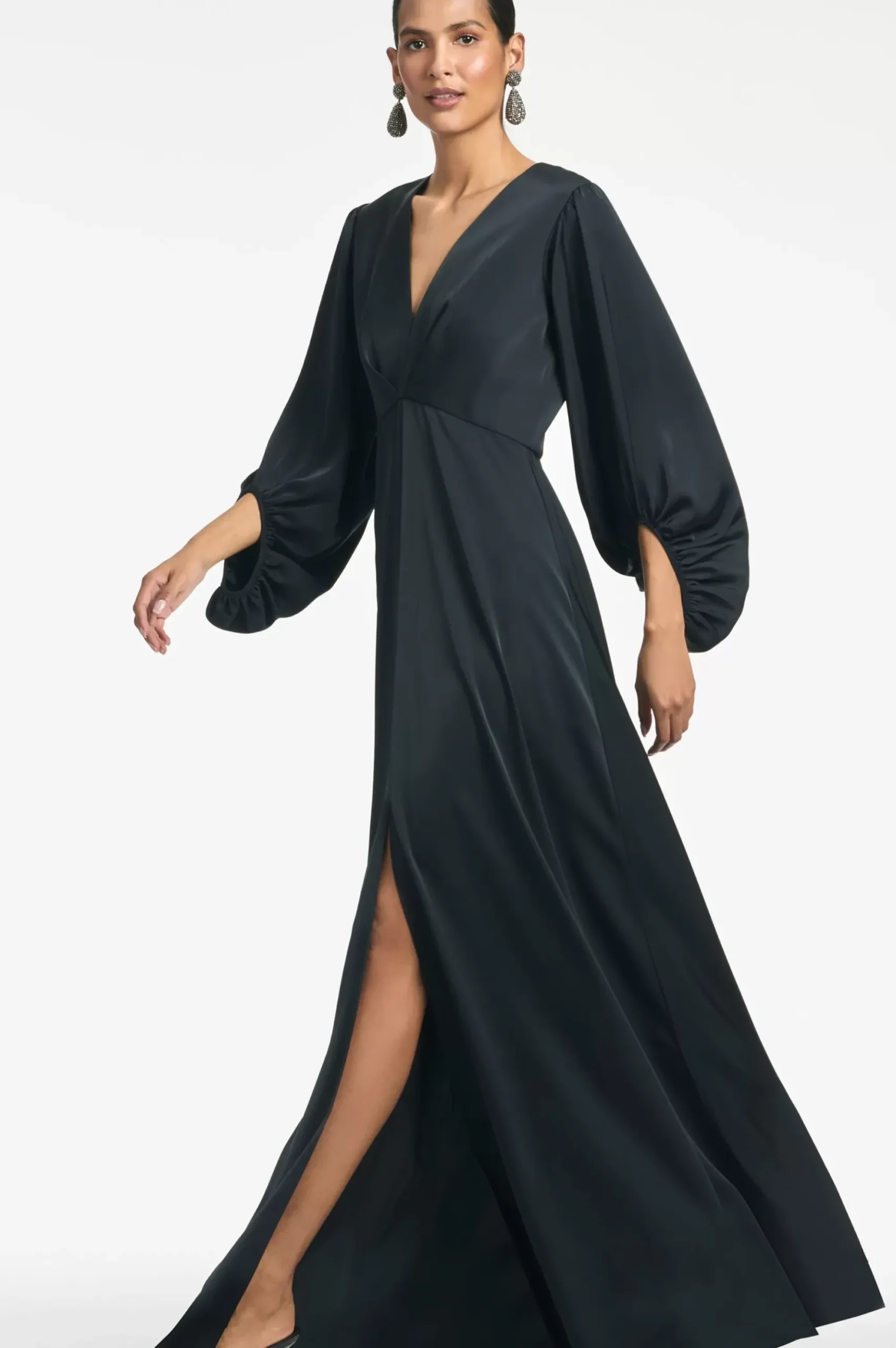 Women Sachin & Babi Gowns-Jenny Gown Black