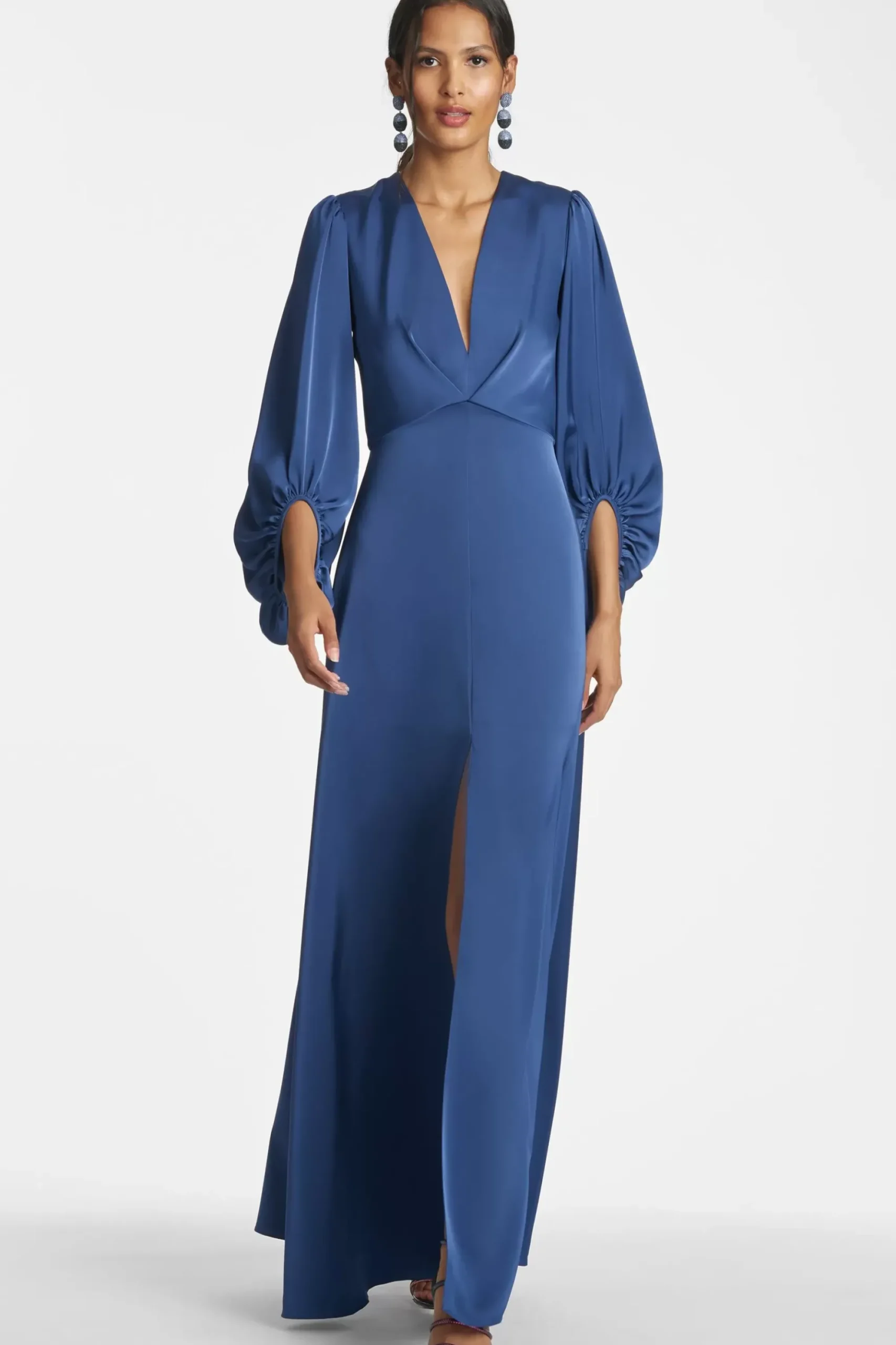 Women Sachin & Babi Gowns-Jenny Gown Washed Indigo