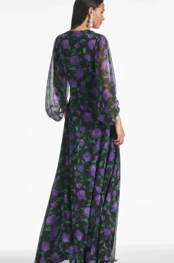 Women Sachin & Babi Gowns-Jenny Gown Violet Garden