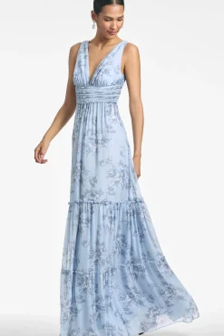 Women Sachin & Babi Gowns-Justine Gown Iced Narcissus